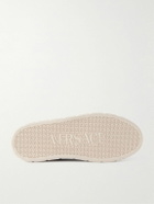 Versace - Greca Baroque Panelled Jacquard Sneakers - Gray