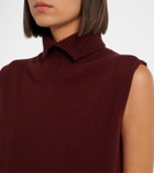 Jil Sander Wool turtleneck sweater vest