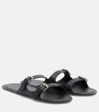 Christen Double Belt leather sandals