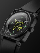 Bell & Ross - BR 03 Gyrocompass Limited Edition Automatic Ceramic Watch, Ref. BR03A-CPS-CE/SRB