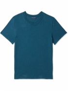 Frescobol Carioca - Lucio Cotton and Linen-Blend Jersey Shirt - Blue
