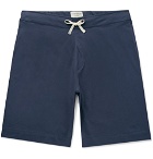 Oliver Spencer Loungewear - York Supima Cotton-Jersey Shorts - Midnight blue