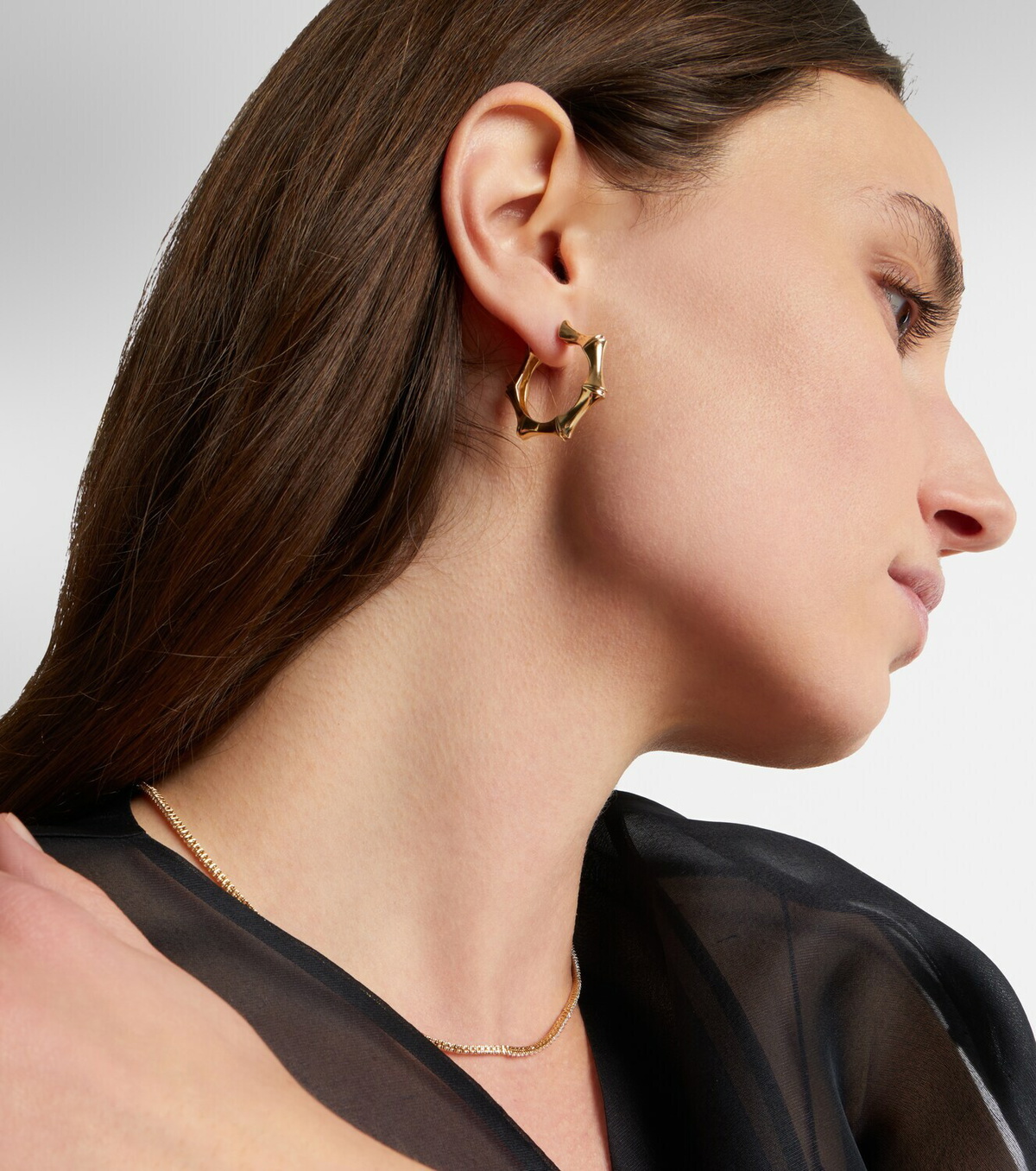 Stone and Strand 14kt gold (585/1000) earrings