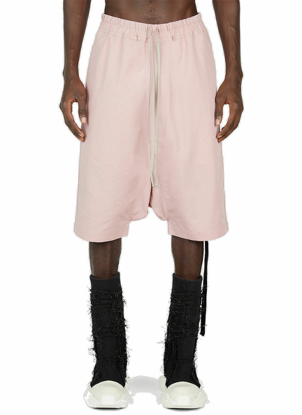 Photo: Rick Owens DRKSHDW - Pods Shorts in Pink