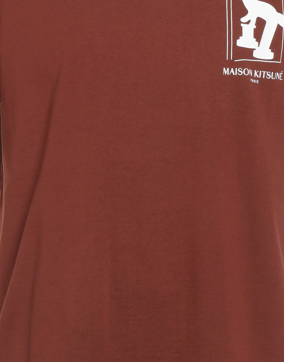 Maison Kitsuné Mens T-shirt in Brown