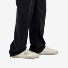 Golden Goose Men's Super Star Suede Sneaker in White/Ice/Grey