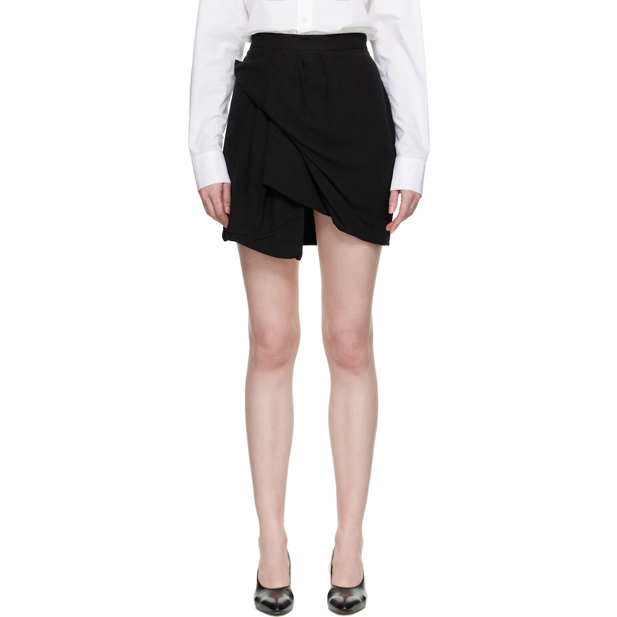Vivienne Westwood Black Viscose Gauze Zora Miniskirt