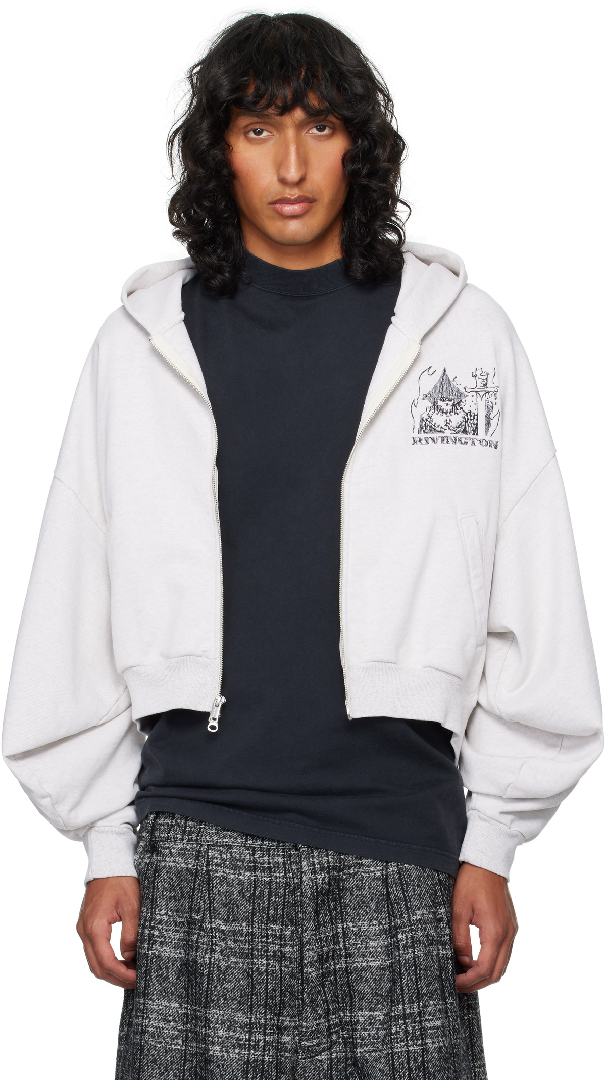 Rivington Roi Rebis Gray Noahs Zip Hoodie Rivington Roi Rebis