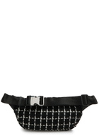 Varley Roby Checked Wool-blend Belt bag - Black - One Size