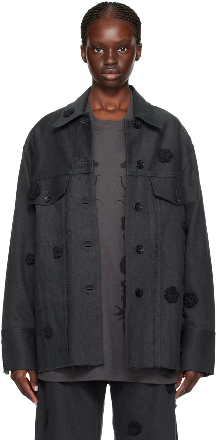 Song for the Mute Black Daisy Jacket