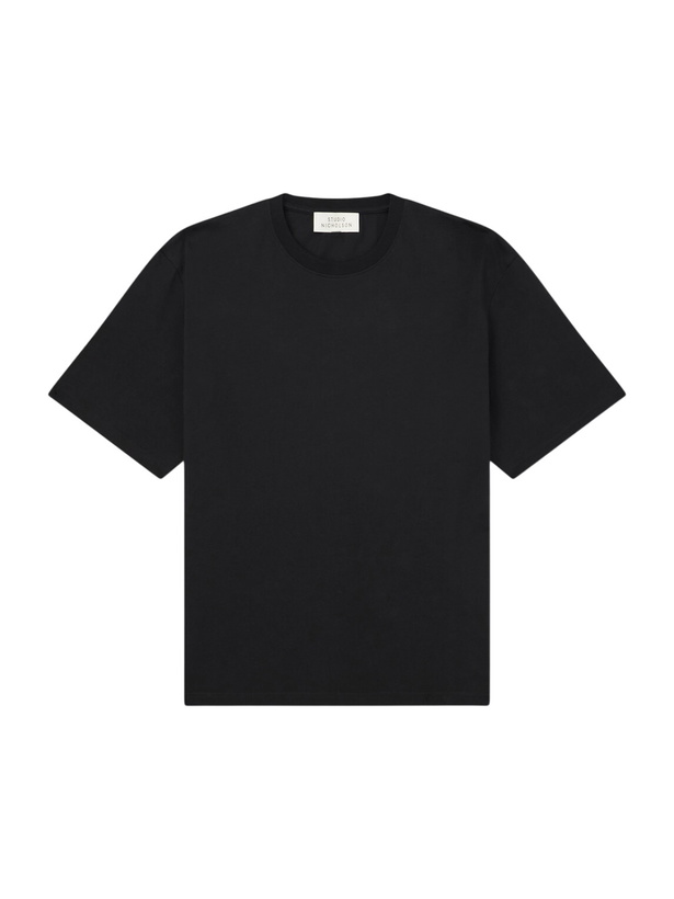 Photo: Studio Nicholson - Bric Cotton-Jersey T-Shirt - Black