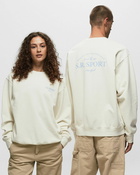 Sporty & Rich Wimbledon Crewneck White - Mens - Sweatshirts