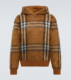 Burberry - Checked jacquard hoodie