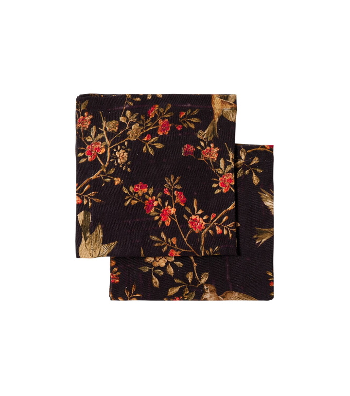 Photo: The House of Lyria Maranta set of 2 linen and cotton napkins