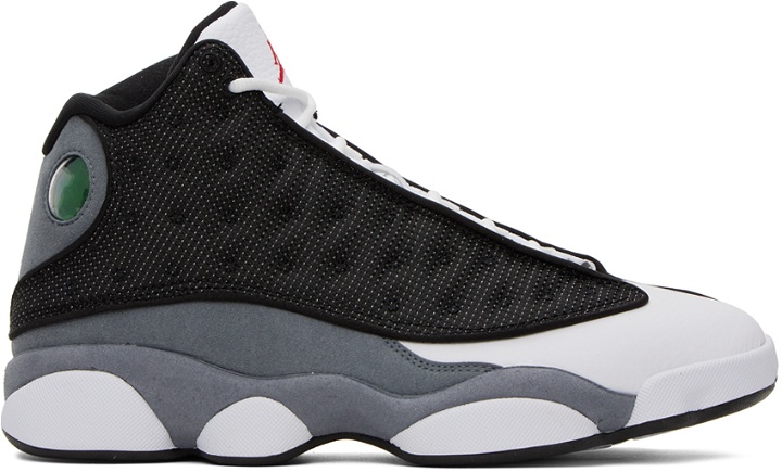 Photo: Nike Jordan Black & Gray Air Jordan 13 Retro Sneakers