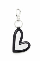 Diesel Hear-shape charm with glossy finish - Charms and Keyrings Womens in Black