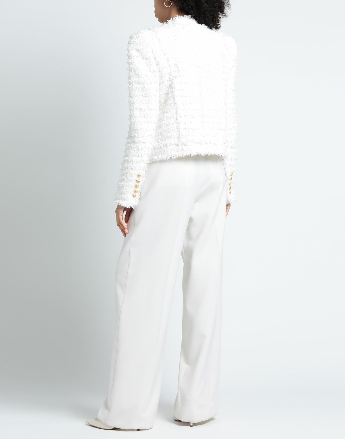 Balmain Womens Blazer in White