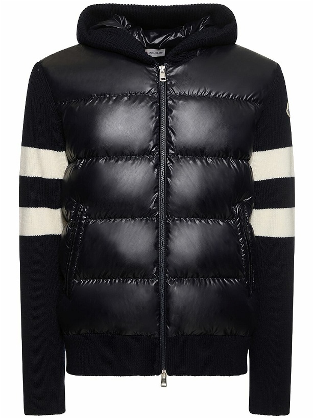 Photo: MONCLER - Extrafine Wool & Tech Cardigan