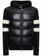 MONCLER - Extrafine Wool & Tech Cardigan