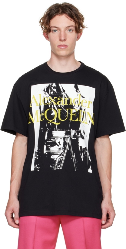 Photo: Alexander McQueen Black Logo T-Shirt