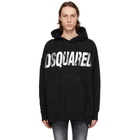 Dsquared2 Black Leaf Yoyo Hoodie