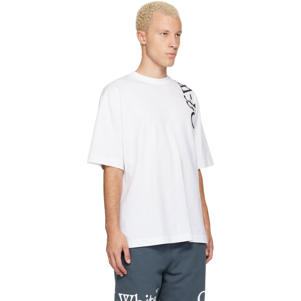 Off-White White Vertical Bookish Skate T-shirt