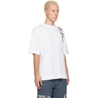 Off-White White Vertical Bookish Skate T-shirt