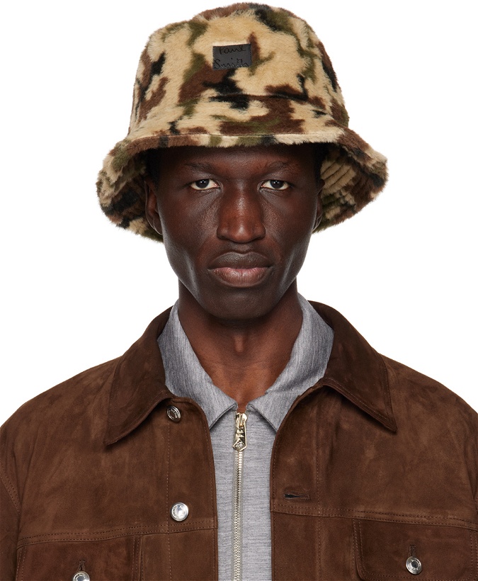 Photo: Paul Smith Brown Camouflage Bucket Hat