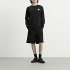 Moncler Men's Long Sleeve Cotton T-Shirt in Black