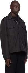 Our Legacy Black Evening Coach Jacket