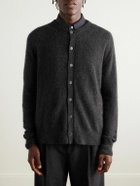The Row - Danube Brushed Cashmere and Silk-Blend Cardigan - Gray