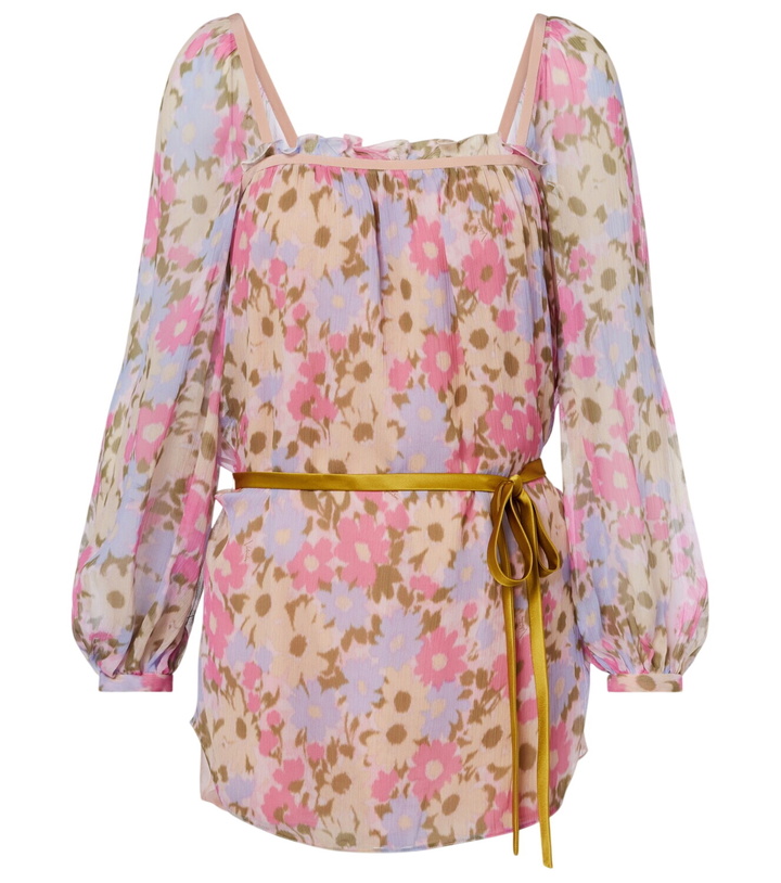 Photo: Valentino Floral silk georgette blouse