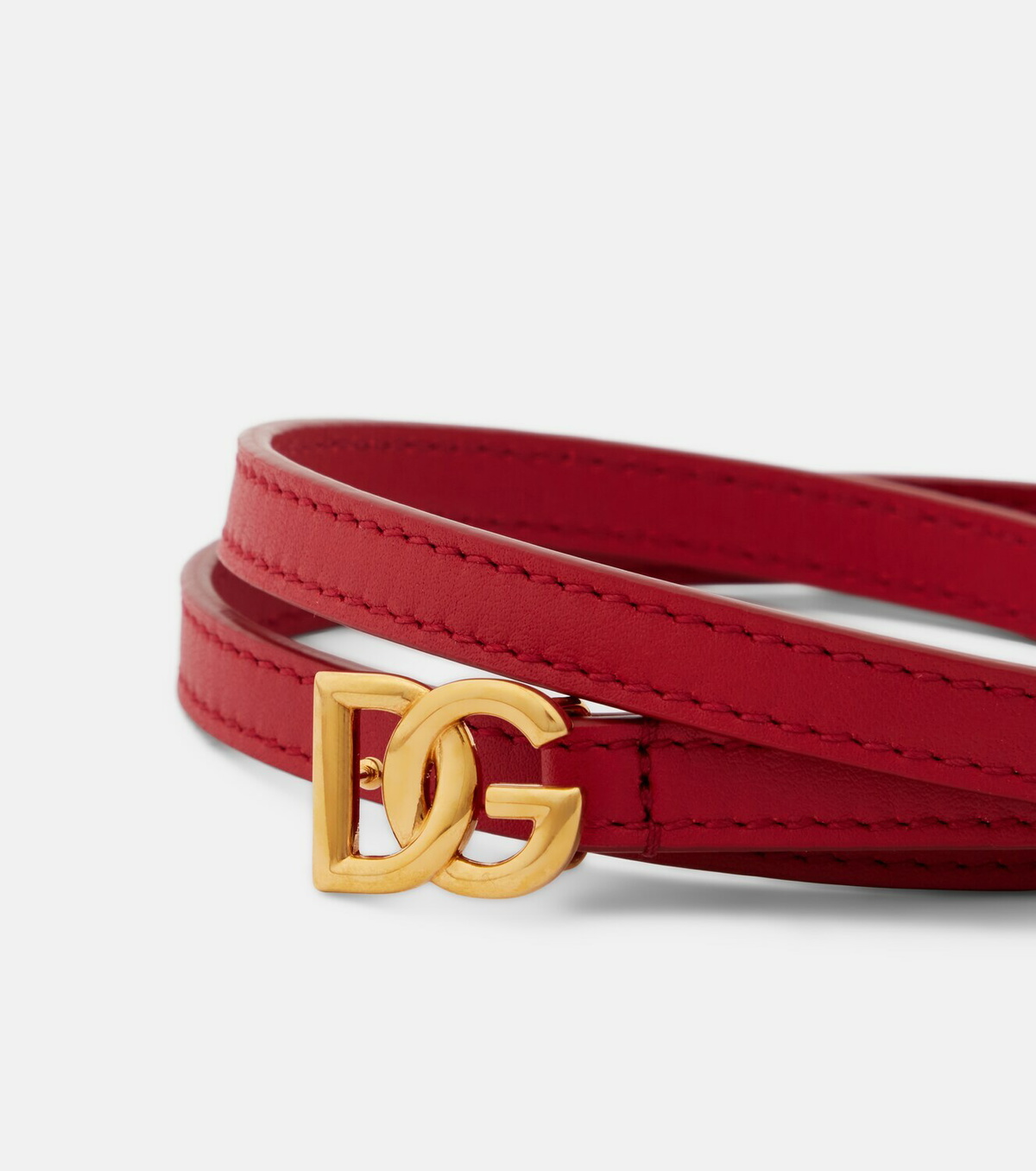 Dolce&Gabbana DG leather belt