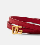 Dolce&Gabbana DG leather belt
