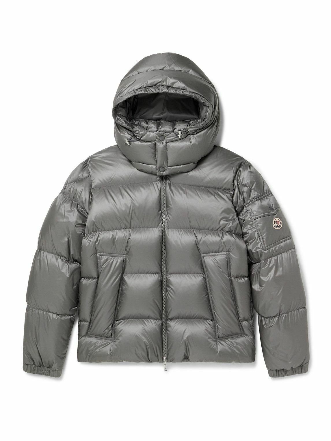 Moncler - Couyere Logo-Appliquéd Quilted Micro-Ripstop Hooded Down