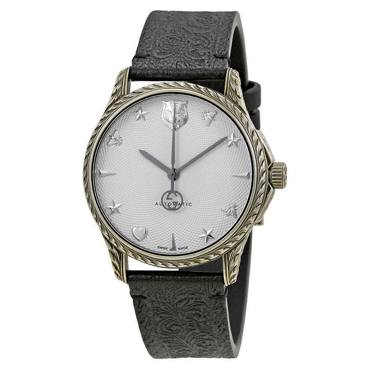 Photo: Gucci Le Marche Des Merveilles Silver Dial Automatic Mens Watch YA1264004