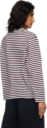Carhartt Work In Progress Burgundy & White Ezra T-shirt