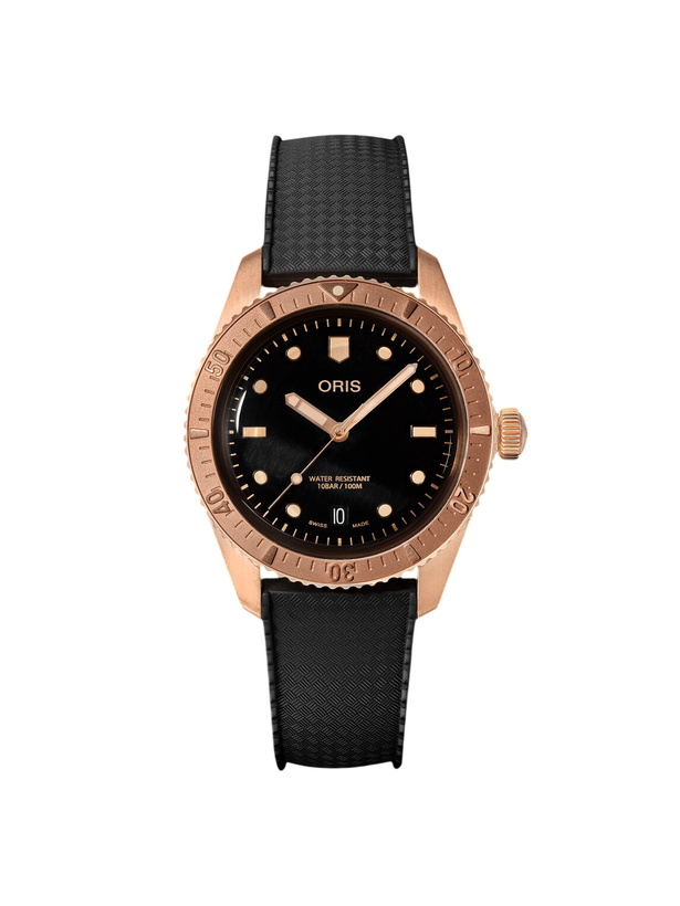 Photo: Oris - Divers-Sixty Five Automatic Bronze Watch, Ref. 01 733 7771 3154-07 4 19 18BR