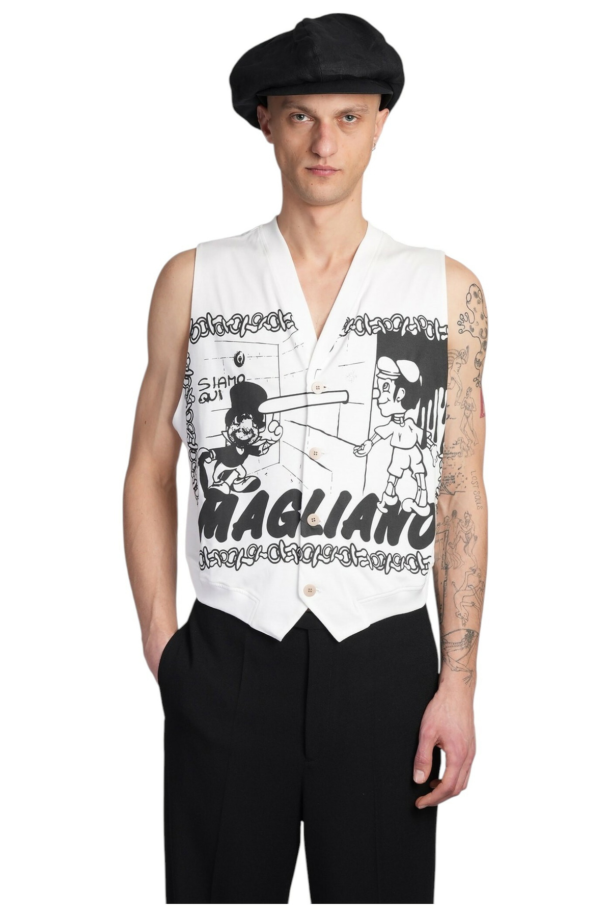 Magliano Black Leather Forever Jacket Magliano