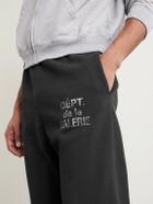 Gallery Dept. - Tapered Logo-Print Cotton-Jersey Sweatpants - Black
