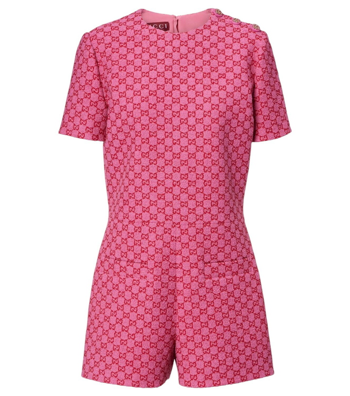 Photo: Gucci GG cotton-blend romper