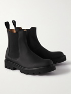 Grenson - Milo Rubberised Leather Chelsea Boots - Black