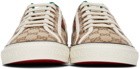 Gucci Beige GG 'Gucci Tennis 1977' Sneakers