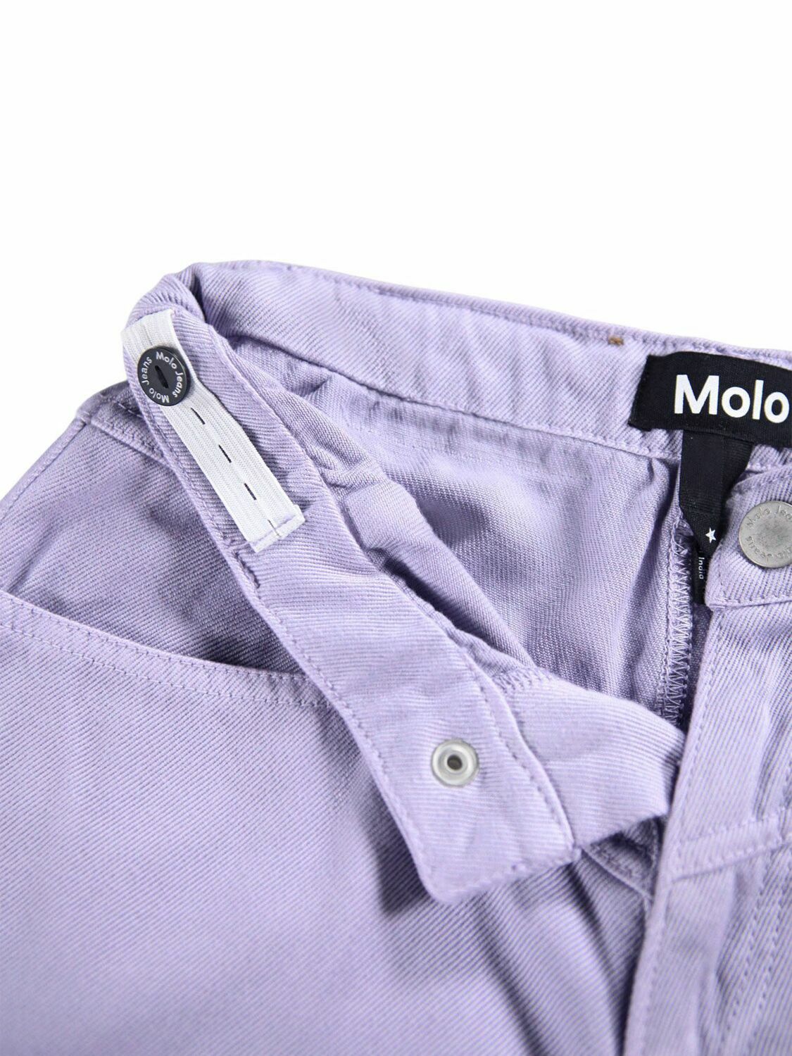 MOLO Cotton & Viscose Gabardine Pants