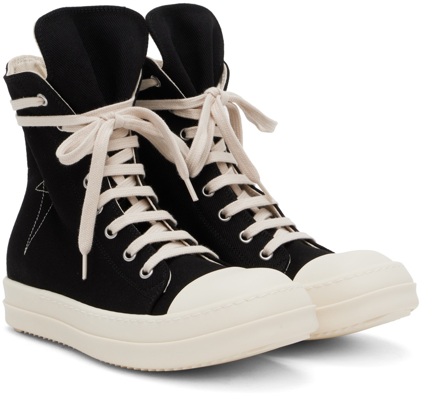 Rick Owens DRKSHDW ブラック Porterville Sneaks スニーカー Rick Owens DRKSHDW Porterville Puffer スリッポンスニーカー