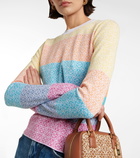 Loewe Anagram jacquard wool-blend sweater
