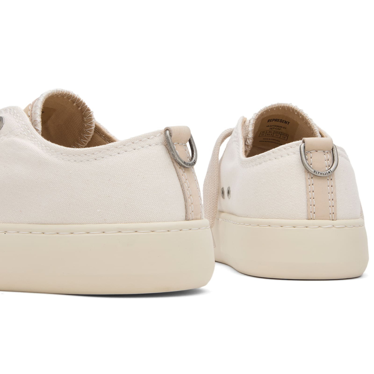 Represent Men's Rep-Cap Sneaker in Vintage White