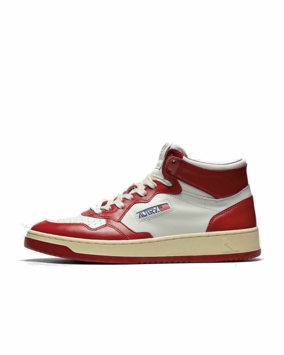 Photo: Autry Action Shoes Autry Mid Man Red - Mens - High & Midtop