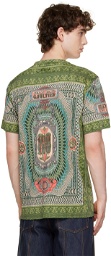 Jean Paul Gaultier Green 'The Banknote T-Shirt' T-Shirt