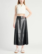 Manila Grace Womens Midi skirt in Black